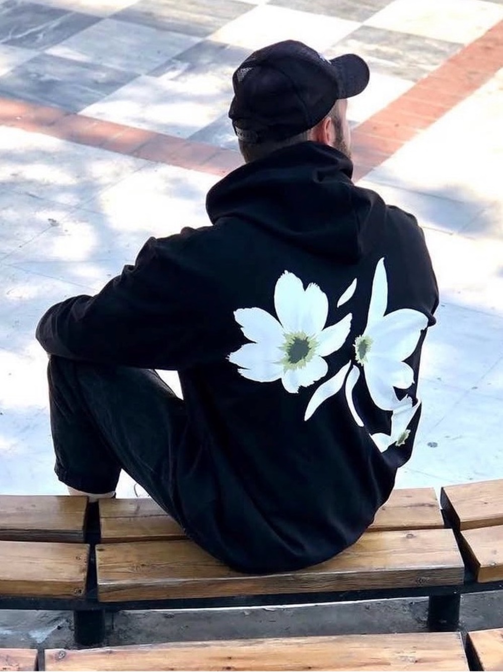 NWT Simone Rocha x HM Black Oversized Hoodie sz M